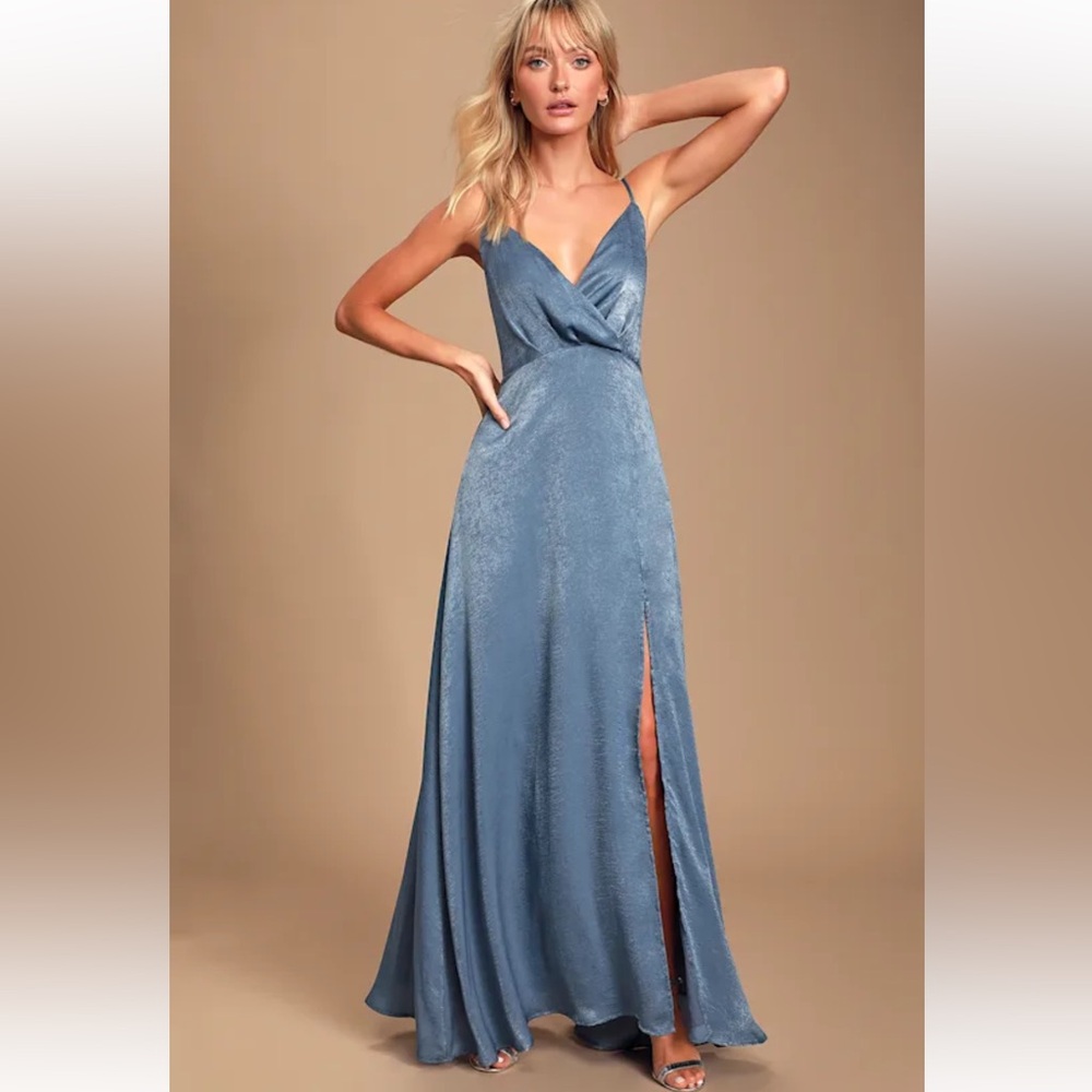 Lulus Blue Maxi Dress